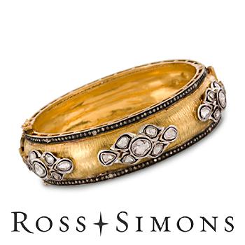6.90 ct. t.w. Diamond Bangle Bracelet In Two-Tone. 7