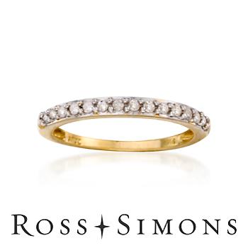 .20 ct. t.w. Diamond Wedding Ring In 14kt Yellow Gold