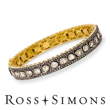 4.00 ct. t.w. Diamond Bangle Bracelet In Two-Tone