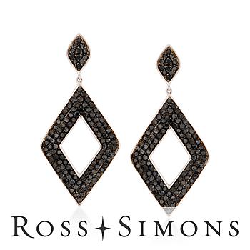 9.20 ct. t.w. Black Diamond Drop Earrings In Sterling Silver black diamond earrings for women