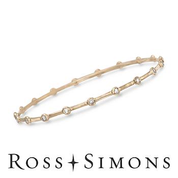 .75 ct. t.w. Diamond Bangle In 14kt Yellow Gold