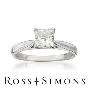C. 2000 Vintage .85ct Diamond Solitaire Engagement Ring. Size 5.75