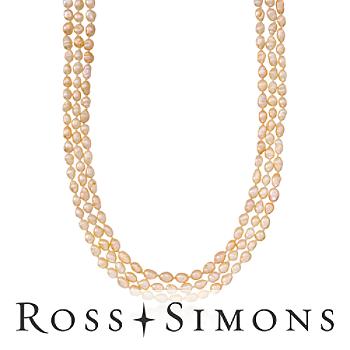 C. 1970 Vintage Cultured Baroque Multi-Strand Pearl Necklace. 20.5