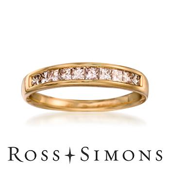 C. 1990 Vintage .70ct t.w. Diamond Wedding Ring In Gold. Size 7