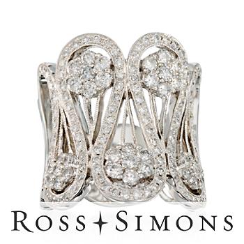 2.40 ct. t.w. Diamond Ring In 14kt White Gold. Size 7