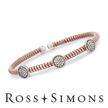 .55 ct. t.w. Diamond Station Bracelet In Two-Tone. 7