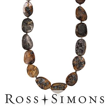 520.00 ct. t.w. Rutilated Quartz Nugget Necklace In 14kt Yellow Gold