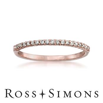 .16 ct. t.w. Diamond Wedding Ring In 14kt Rose Gold