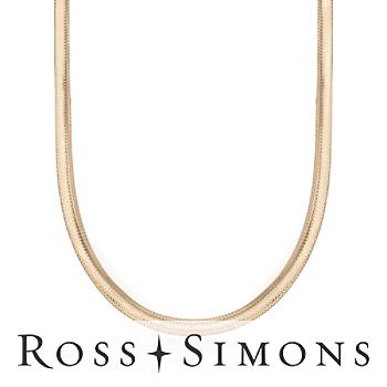 Italian 14kt Gold Mesh Necklace