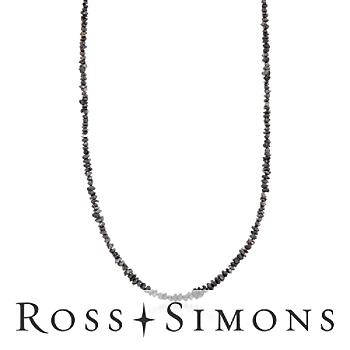 2.00 ct. t.w. Black Diamond Chip Necklace In Sterling Silver. 18