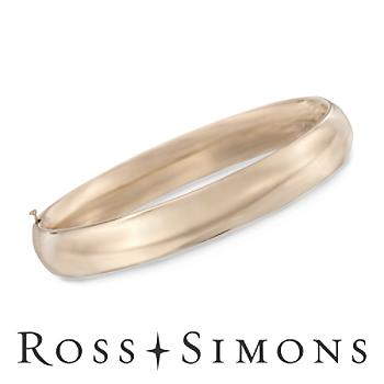 14kt Yellow Gold Bangle Bracelet. 7