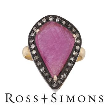 5.70ct Pink Sapphire, .61ct t.w. Diamond Ring In Two-Tone. Size 7