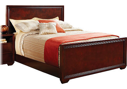 Does your bed have a fancy bed frame? Or just — thenest
