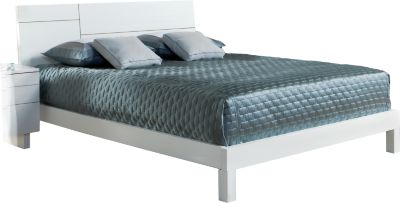 Violet White 3 Pc King Bed