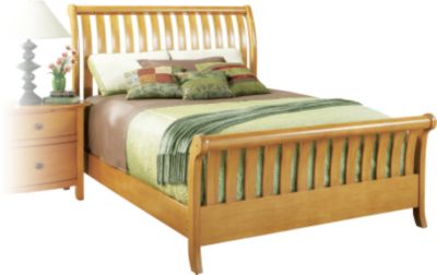 Santa Cruz Light Pine Sleigh 3 Pc King Bed