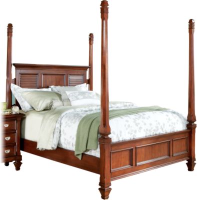 Belmar Dark Pine Poster 3 Pc King Bed