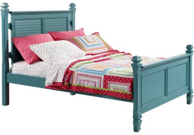 Belmar Blue Full Poster Bed