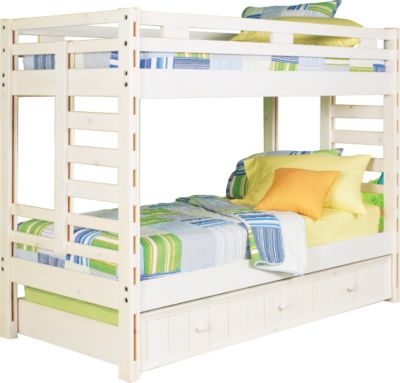Creekside White Wash Twin/Twin Bunk Bed