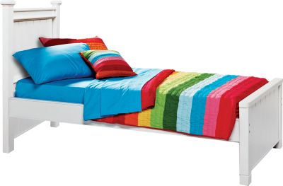 Cottage Colors White Full Panel Bed