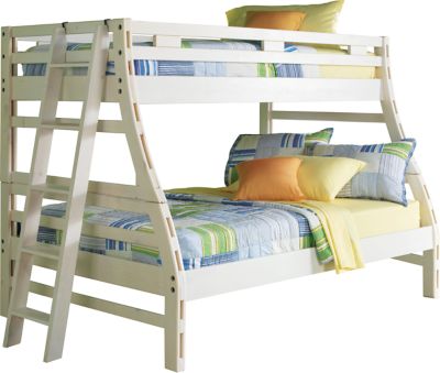 Creekside White Wash Twin/Full Bunk Bed