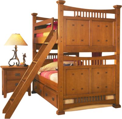 Mission Oak Bunk Bed
