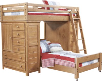 Creekside Taffy Twin/Twin Student Loft Bed