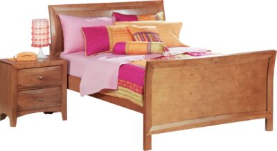 Ivy League Honey 3 Pc Full Sleigh Bed