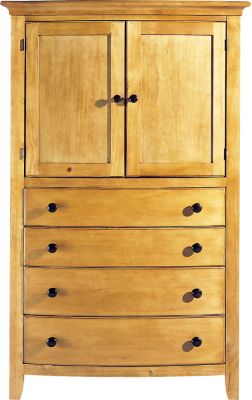Santa Cruz Light Pine Door Chest