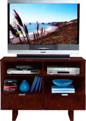 Violet Merlot Media Stand