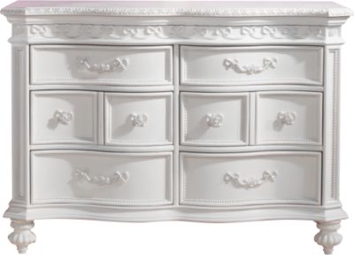Disney Princess White 6 Drawer Dresser