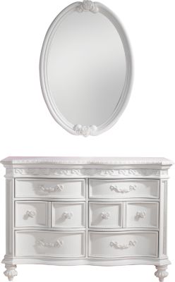 Disney Princess Dresser Oval Mirror Set