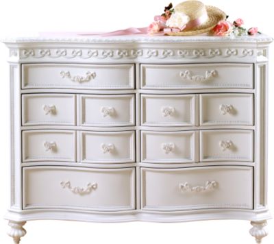 Disney Princess White 8 Drawer Dresser