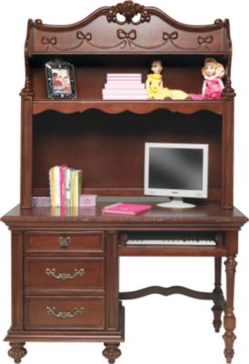 Disney Princess Cherry 2 Pc Computer Desk and Hutch