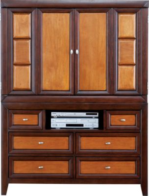Hammond Two Tone Media Armoire