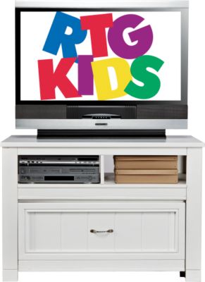 Cottage Colors White Entertainment Cabinet