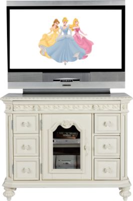 Disney Princess White Entertainment Console