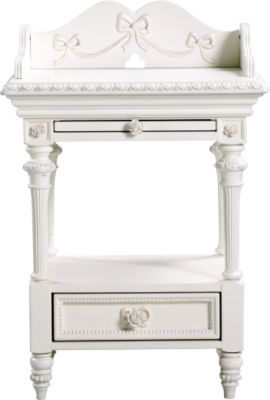 Disney Princess White Leg Nightstand