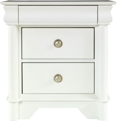 Oberon White Nightstand
