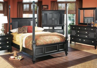 Belmar Black Poster 5 Pc King Bedroom