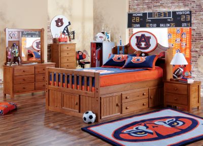 Auburn University Creekside Full Captain's Bedroom 