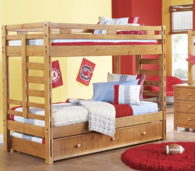 Creekside Taffy Twin/Twin Bunk Bedroom