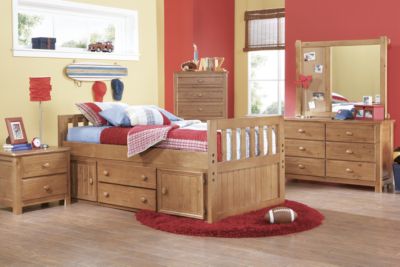 Creekside 4 Pc Twin Captains Bedroom