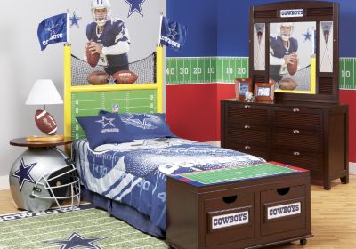 NFL Cowboys Goal Post 3 Pc Full Bedroom