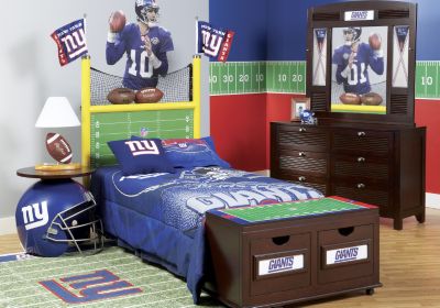 NFL Giants Goal Post 3 Pc Full Bedroom