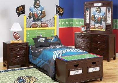 NFL Jaguars Goal Post 3 Pc Full Bedroom