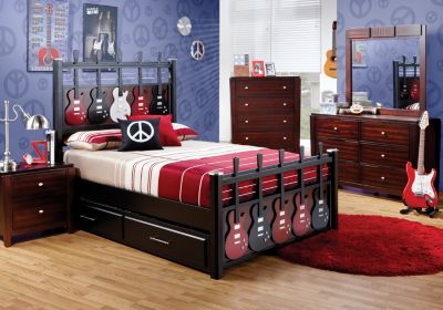 Guitar 3 Pc Full Bedroom 