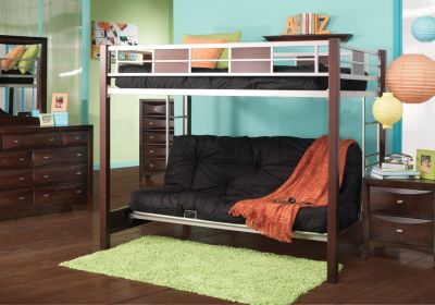 Ivy League 3 Pc Merlot Bunk Bedroom