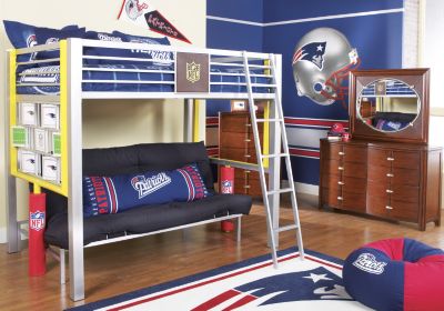 NFL Patriots Kickoff 3 Pc Bedroom