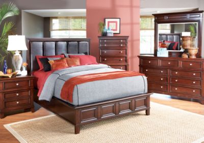 Cindy Crawford Home Lakeshore Low Profile 5 Pc Queen Bedroom