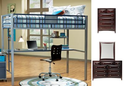 Metal-Tech 5 Pc Loft Bedroom Plus 22